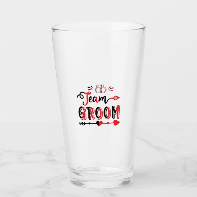 Hochzeitsgeschenk Glas (Vorderseite)