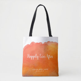 Hochzeitsgeschenk glücklich nach dem Pfirsich Tasche