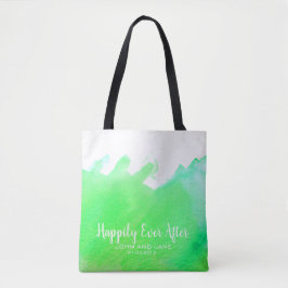 Hochzeitsgeschenk glücklich nach Grün Tasche