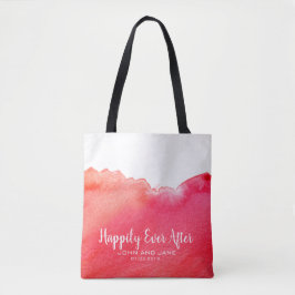 Hochzeitsgeschenk glücklich nach Rot Tasche