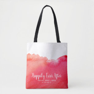 Hochzeitsgeschenk glücklich nach Rot Tasche