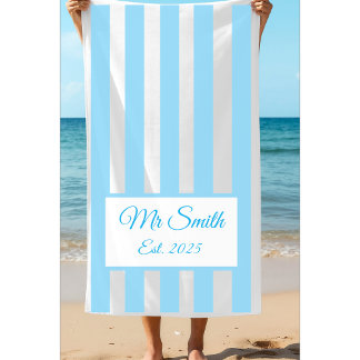 Hochzeitsgeschenk Herr und Frau Couple Totuch, neu Strandtuch