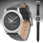 Hochzeitsgeschenk Modernes Monogramm Cooler Trauze Armbanduhr<br><div class="desc">Hochzeitliche Trauzeuge Trauzeugen verschenken Moderne Monogram Cool Sports Watch. Trauzeuge Moderne Vintage Monogramm Initial Name und Datum klassische coole Uhr. Klicken Sie auf diese Vorlage, um sie schnell und einfach anzupassen. 30 Tage Geld zurück Garantie. Weltweit schnell verschifft. Hochzeitsgeschenk Trauzeuge Moderne Monogram Cool Sports Watch. Erstellt durch den Künstler RjFxx...</div>
