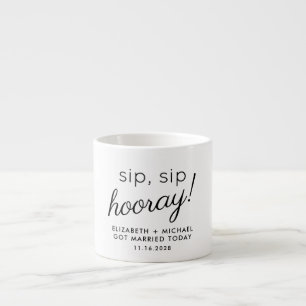 Hochzeitsgeschenk Sip Sip Hurra Espressotasse