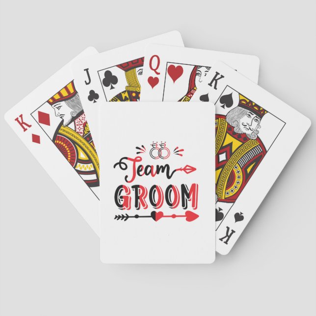 Hochzeitsgeschenk Spielkarten (Rückseite)