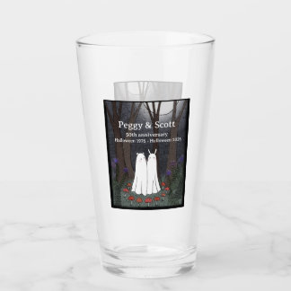 Hochzeitsgeschenk zum Halloween-Jubiläum mit indiv Glas
