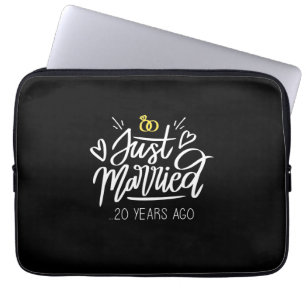 Hochzeitsgeschenke   20. Hochzeitstag Laptopschutzhülle