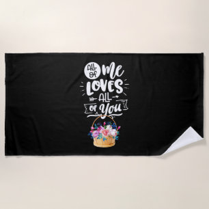 Hochzeitsgeschenke Alle von mir Lieben Strandtuch
