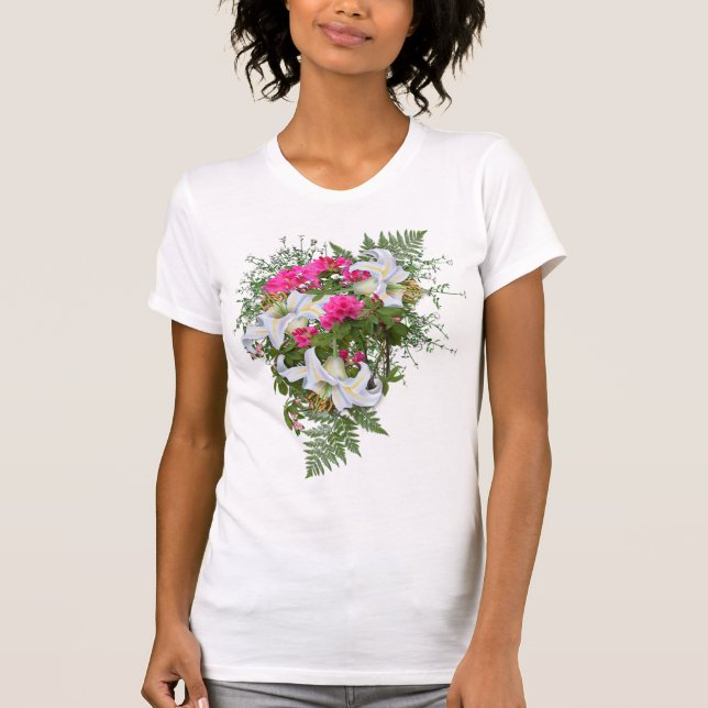 Hochzeitsgeschenke für das Paar auf der Flitterwoc T-Shirt (Vorderseite)