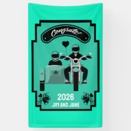Hochzeitsgeschenke für Motorräder Banner