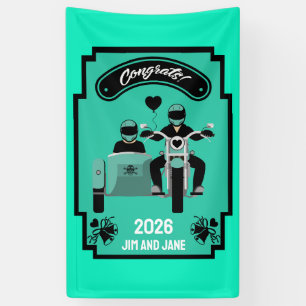 Hochzeitsgeschenke für Motorräder Banner