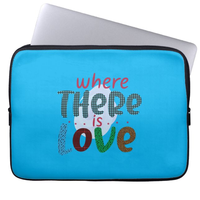 Hochzeitsgeschenke | LIEBE Laptopschutzhülle (Vorderseite)