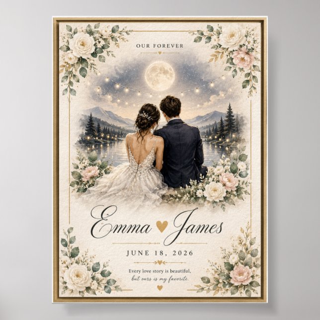 Hochzeitsgeschenke Poster (Vorne)