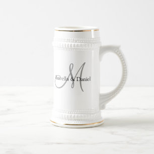 Hochzeitsgeschenke Tasse Monogramme