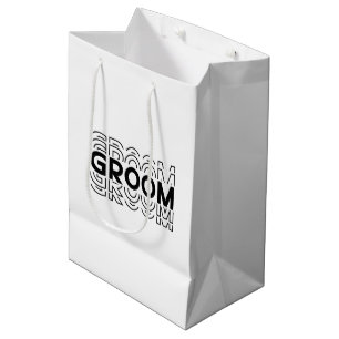 Hochzeitsgeschenktasche für den Bräutigam Mittlere Geschenktüte