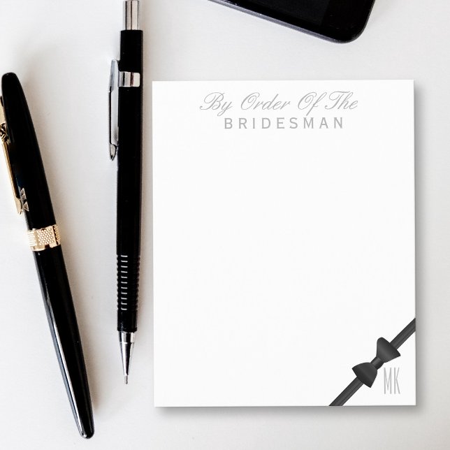 Hochzeitsgeschichten nach Auftrag des Bridesman-Bl (Wedding Stationery By Order of the Bridesman Sheet with space for your initials)