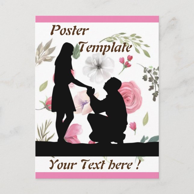Hochzeitsgeschichten Postkarte (Vorderseite)