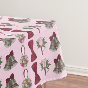 Hochzeitsglocke Bridal Rose Blume Tablecloth Tischdecke