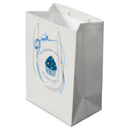 Hochzeitsglocken-Cupcakes | Favor für blaue Brautp Mittlere Geschenktüte