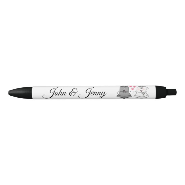 Hochzeitsglocken Custom Wedding Favor Gift Kugelschreiber (Vorderseite)