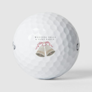 'Hochzeitsglocken & Golfbälle' Hochzeitsgunst-Gesc Golfball
