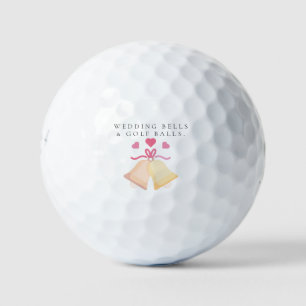 'Hochzeitsglocken & Golfbälle' Hochzeitsgunst-Gesc Golfball
