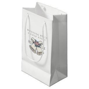 'Hochzeitsglocken & Golfbälle' Hochzeitsgunst-Gesc Kleine Geschenktüte
