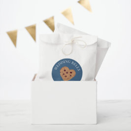 Hochzeitsglocken-Kekse | Blaue Weiße Hochzeitsfeie Geschenktütchen
