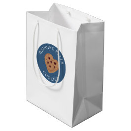 Hochzeitsglocken Kekse | Blaue Weiße Hochzeitsfeie Mittlere Geschenktüte