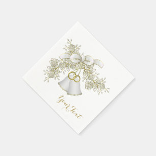 Hochzeitsglocken Standard Cocktail Napkins Serviette