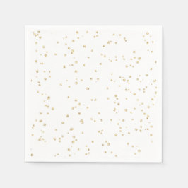 Hochzeitsgold-Glitzer Serviette