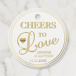Hochzeitsgolden für die LIEBE Geschenkanhänger