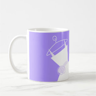 Hochzeitsgown Lila Tasse