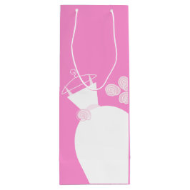 Hochzeitsgown Rosa Geschenktasche Wein Geschenktüte Für Weinflaschen