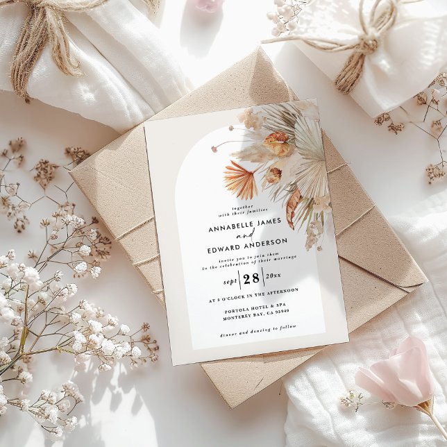 Hochzeitsgras mit natürlichen botanischen Pampas (Von Creator hochgeladen)