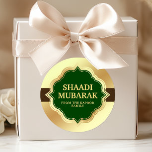 Hochzeitsgratulation Shaadi Mubarak Sticker