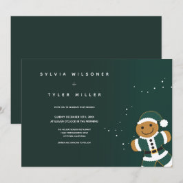 Hochzeitsgrauen Lebkuchen Einladung