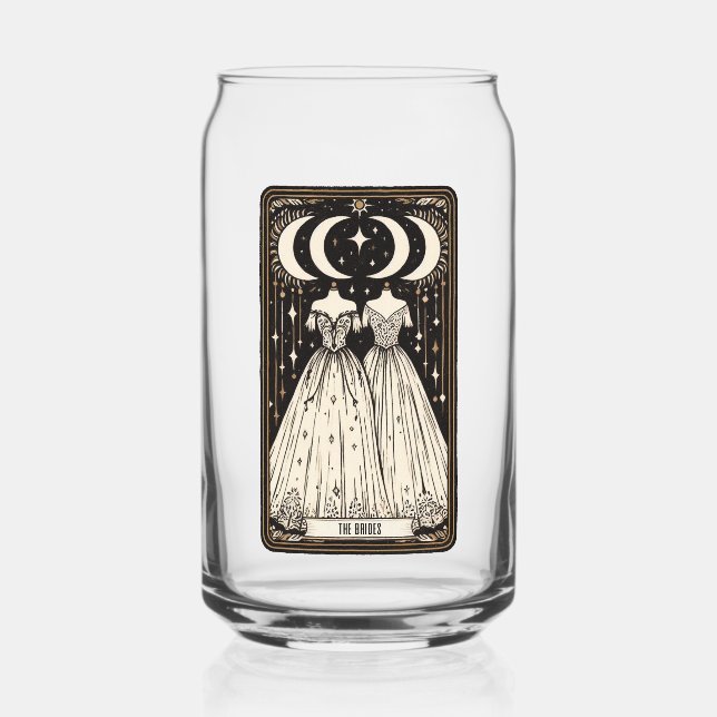 Hochzeitshäuser für Tarot Dosenglas (Vorderseite)