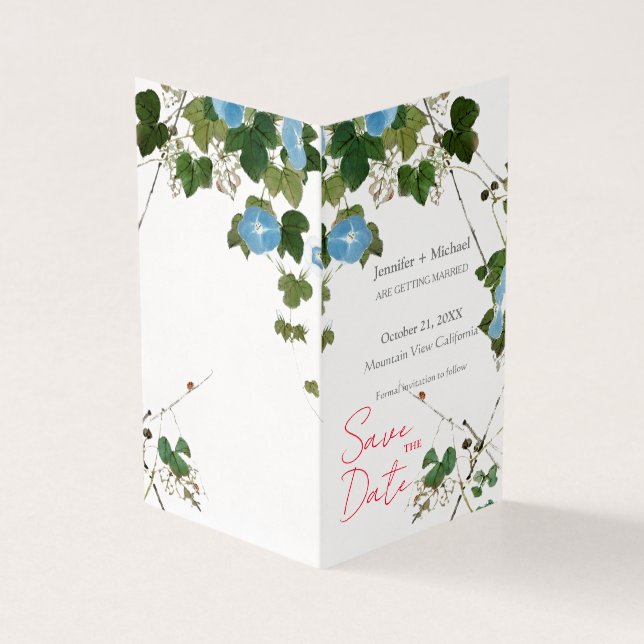 Hochzeitsheirat Minimalistische Kalligrafie (Vorderseite)