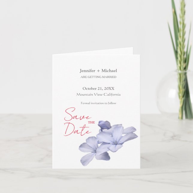 Hochzeitsheirat Minimalistische Kalligrafie Ankündigung (Vorderseite)