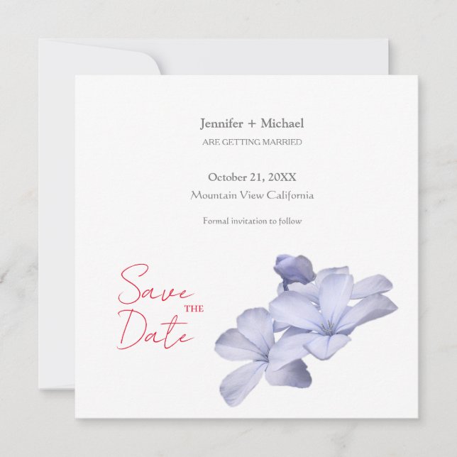 Hochzeitsheirat Minimalistische Kalligrafie Ankündigung (Vorderseite)