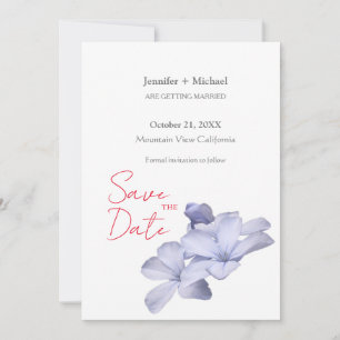 Hochzeitsheirat Minimalistische Kalligrafie Save The Date