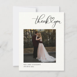 Hochzeitsherz Vielen Dank, dass Sie ein Kartenskri Einladung