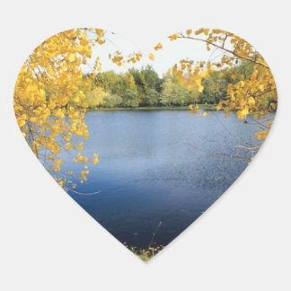Hochzeitsherzen Herbst Einladung Hochzeit Umschlag Herz-Aufkleber