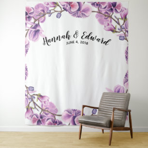 Hochzeitshintergrund, Fotorequisite, individuelle Wandteppich