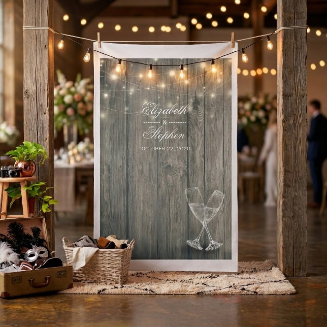 Hochzeitshütte mit Foto-Kellerhintergrund Champagn Stoff (Von Creator hochgeladen)