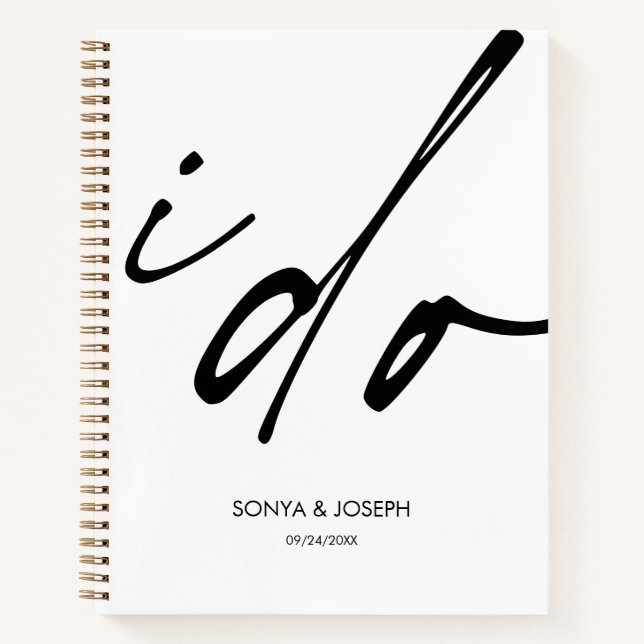 Hochzeitsjournal | DO Notizbuch (Vorderseite)