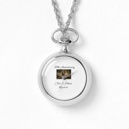 Hochzeitsjubiläum Namensjahrstext hinzufügen Armbanduhr