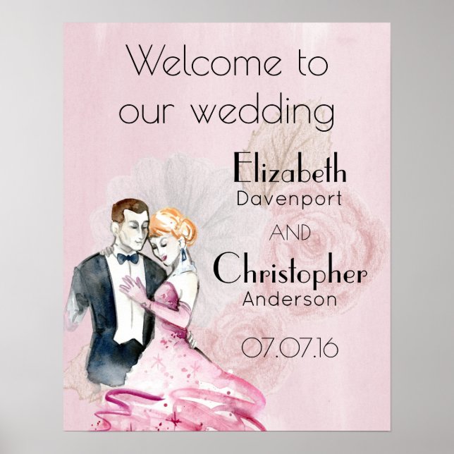 Hochzeitsjubiläum Poster (Vorne)