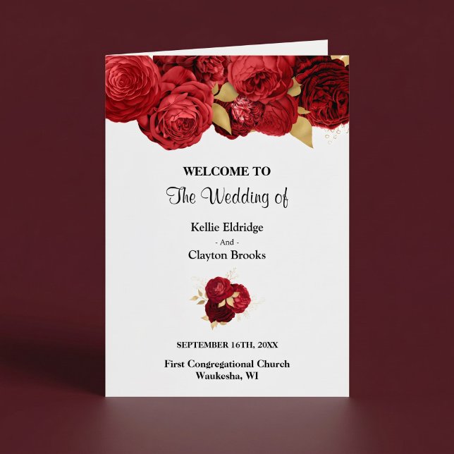 Hochzeitskalender für Rot und Gold Programm (Von Creator hochgeladen)